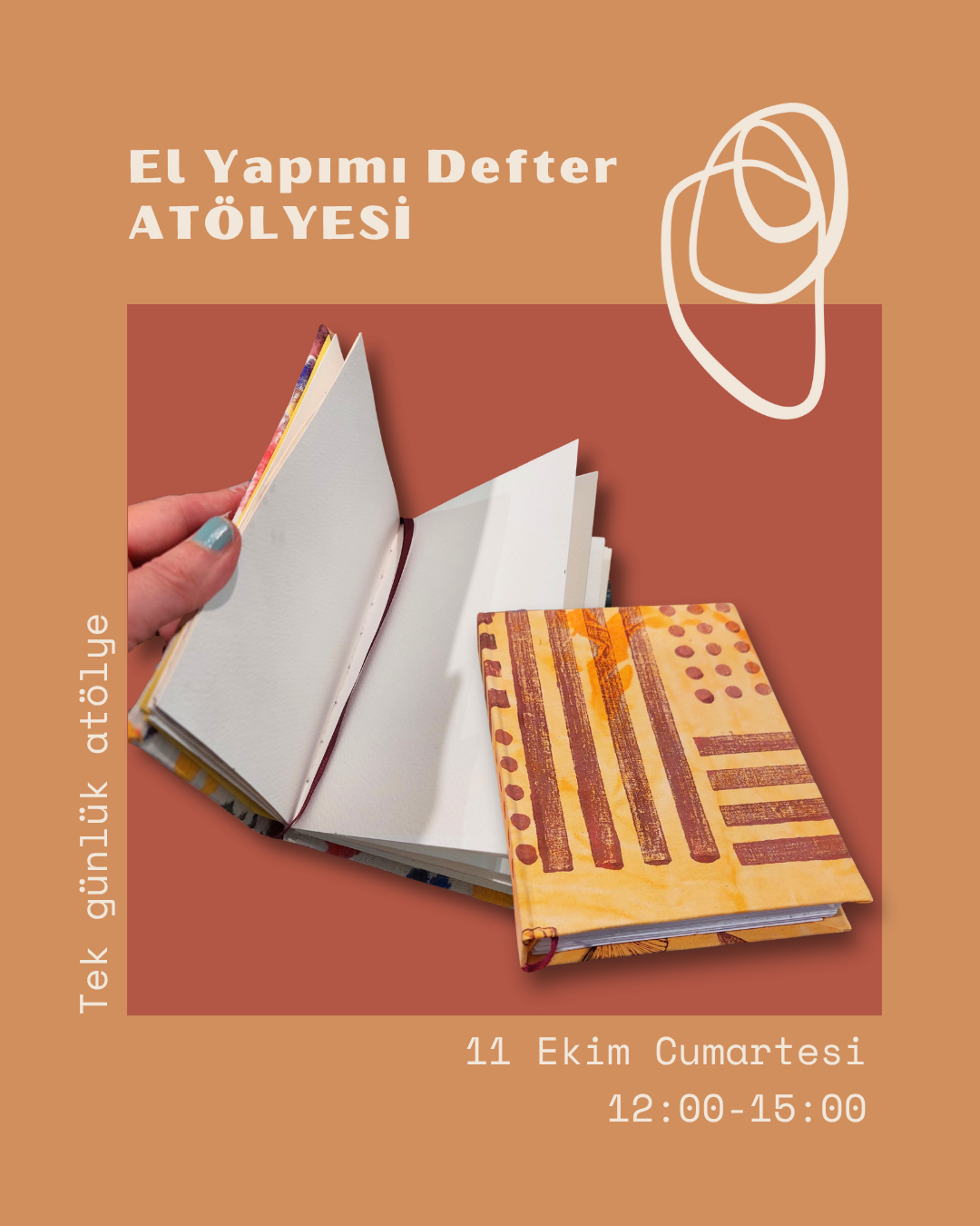 El Yapımı Defter Atölyesi | Tek Günlük Atölye