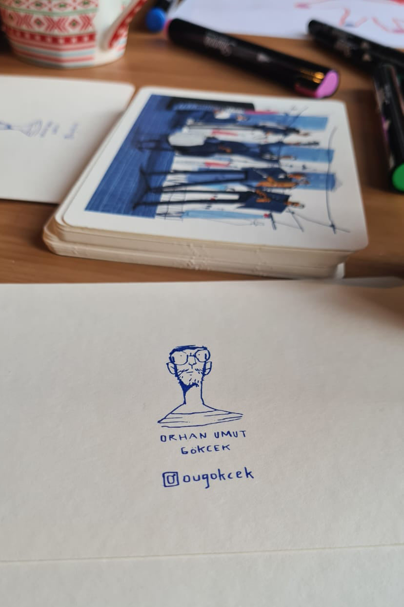 Müzisyenler Kartpostal - No:1