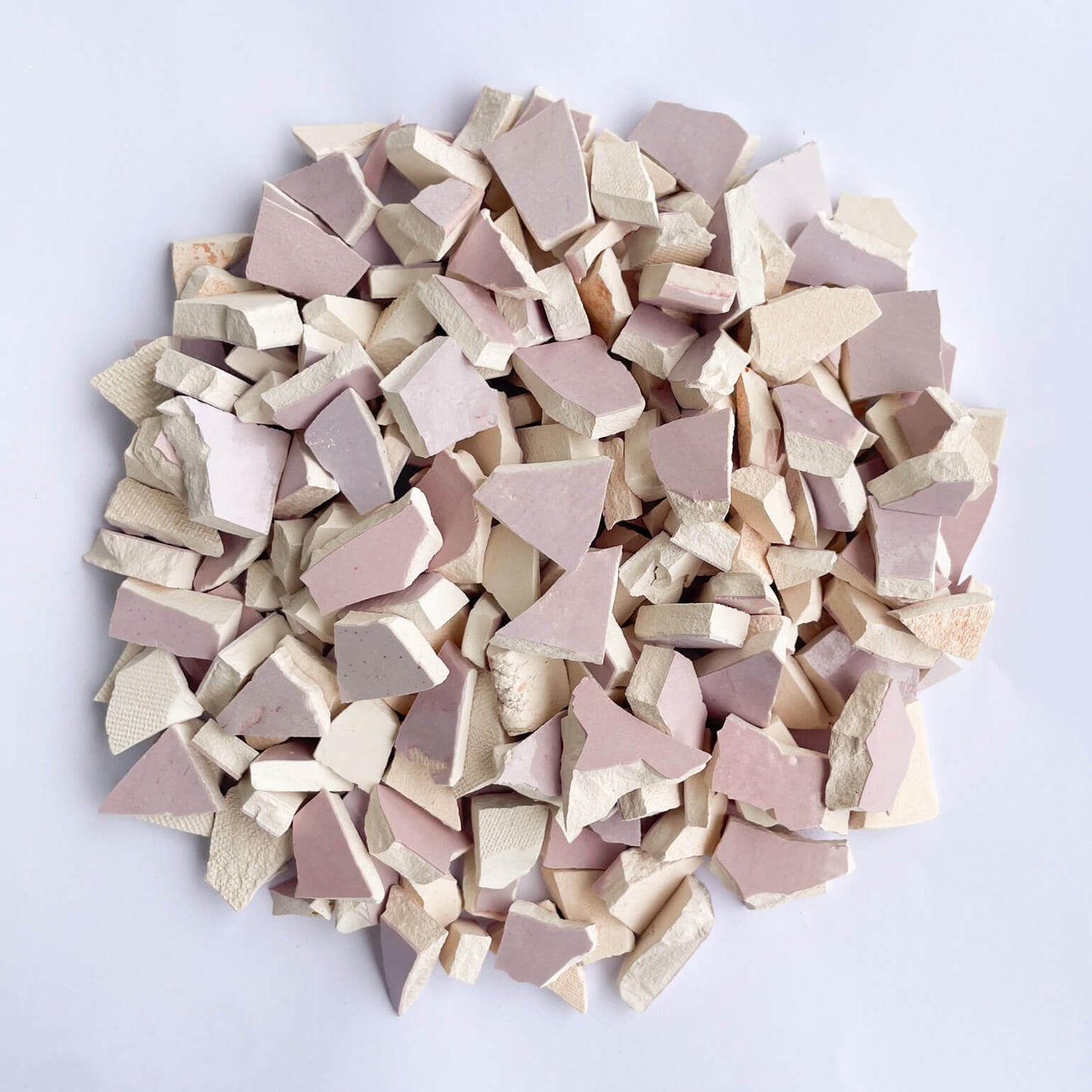 Lila Tonları | El yapımı Seramik Mozaik Taşı - 150 gr