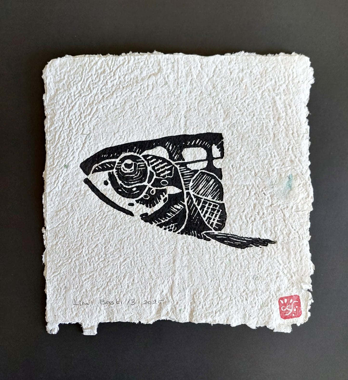 Balık - 1 | Linol Baskı