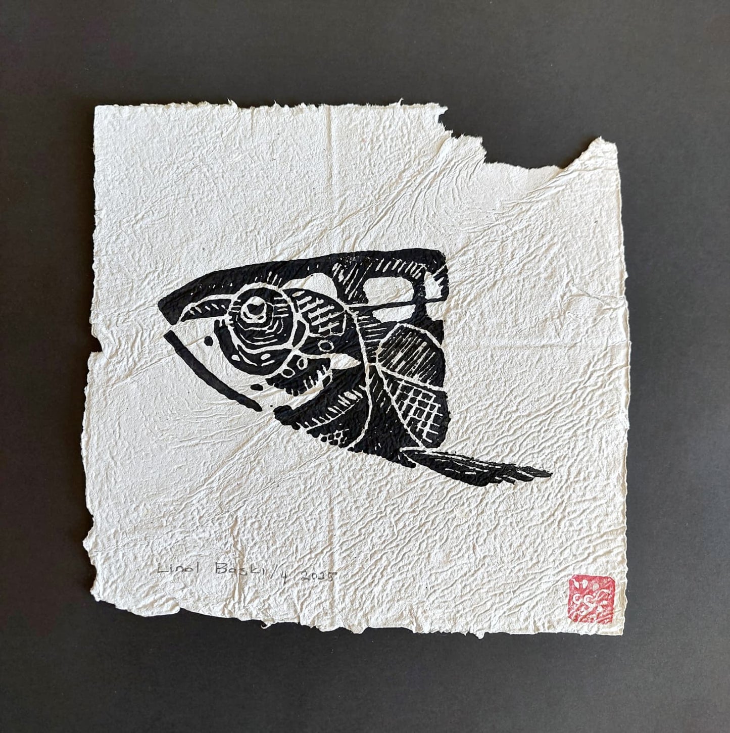 Balık - 1 | Linol Baskı