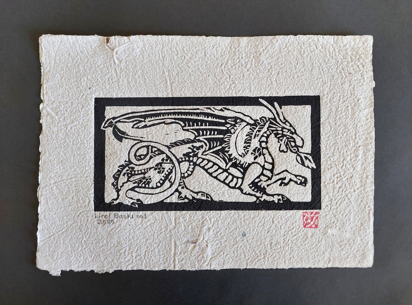 Dragon | Linol Baskı