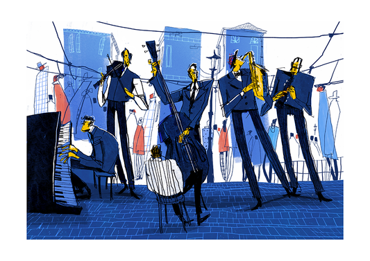 Mavi Sokakta Müzisyenler